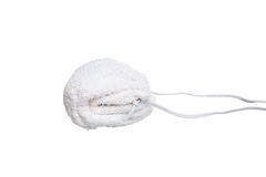 BOTTEGA BOUCLE CURLY RAFFIA CHALK