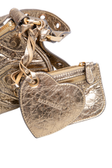 BALENCIAGA LE CAGOLE XS GOLDEN