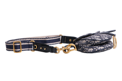 DIOR SADDLE MINI JACQUARD DIOR OBLIQUE NAVY