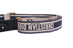 DIOR SADDLE MINI JACQUARD DIOR OBLIQUE NAVY
