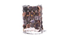 PACO RABANNE SPARKLE HOBO BAG SILVER/PINK