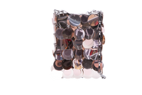 PACO RABANNE SPARKLE HOBO BAG SILVER/PINK