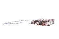 PACO RABANNE SPARKLE HOBO BAG SILVER/PINK