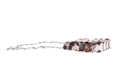 PACO RABANNE SPARKLE HOBO BAG SILVER/PINK