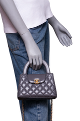CHANEL SMALL KELLY LAMBSKIN GRAY