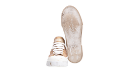 DG SNEAKER FABRIC LOW TOP GOLD/WHITE BROCADE - 39 BR