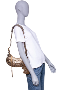 BALENCIAGA LE CAGOLE XS GOLDEN