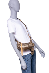 BALENCIAGA LE CAGOLE XS GOLDEN