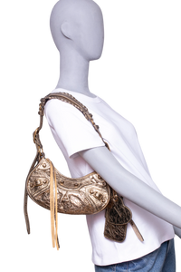 BALENCIAGA LE CAGOLE XS GOLDEN