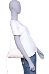 BOTTEGA BOUCLE CURLY RAFFIA CHALK