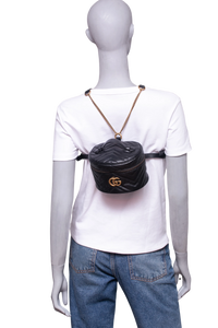 GUCCI BACKPACK GG MARMONT VANITY BLACK