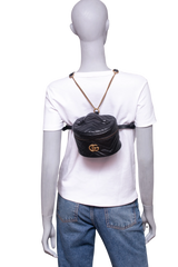 GUCCI BACKPACK GG MARMONT VANITY BLACK