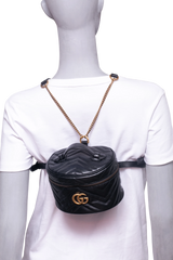 GUCCI BACKPACK GG MARMONT VANITY BLACK