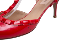 VALENTINO SCARPIN ROCKSTUD PATENT RED - 39 BR