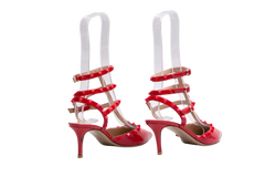 VALENTINO SCARPIN ROCKSTUD PATENT RED - 39 BR