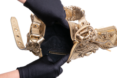 BALENCIAGA LE CAGOLE XS GOLDEN