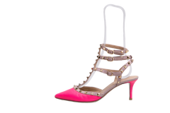 VALENTINO SCARPIN ROCKSTUD PINK & BEIGE
