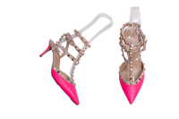 VALENTINO SCARPIN ROCKSTUD PINK & BEIGE