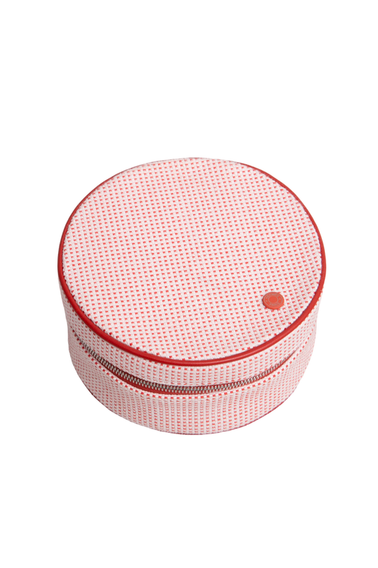 HERMÈS NECESSAIRE EVASION CANVAS VERMILION