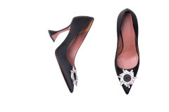 AMINA SCARPIN BEGUM CRYSTAL-EMBELLISHED BLACK - 39 BR