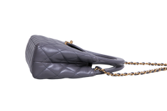 CHANEL SMALL KELLY LAMBSKIN GRAY