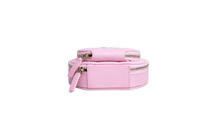 CHANEL ROUND VANITY CASE HANDLE WITH CHAIN CAVIAR PINK