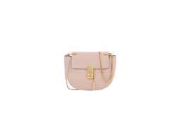 CHLOE DREW GRAINED CALFSKIN BISCOITTI BEIGE