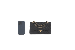 CHANEL CLASSIC DF MEDIUM CAVIAR BLACK