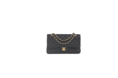 CHANEL CLASSIC DF MEDIUM CAVIAR BLACK