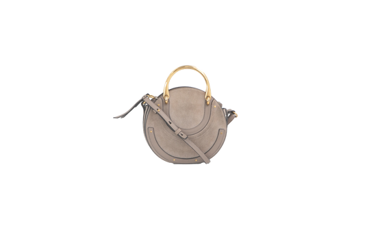 CHLOE PIXIE SMALL ROUND MOTTY GREY