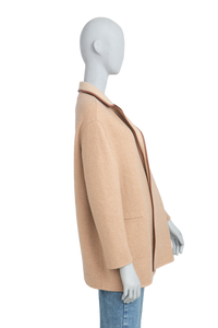 LORO PIANA JIMI COAT CASHMERE DILL SEED/CAMEL