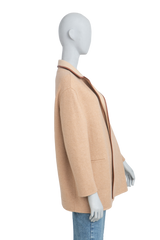 LORO PIANA JIMI COAT CASHMERE DILL SEED/CAMEL