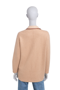 LORO PIANA JIMI COAT CASHMERE DILL SEED/CAMEL