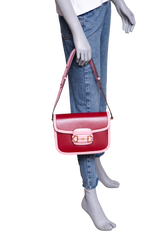 GUCCI HORSEBIT 1955 CALFSKIN AZALEA/RED