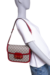 GUCCI HORSEBIT 1955 MEDIUM GG SUPREME RED