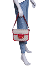 GUCCI HORSEBIT 1955 MEDIUM GG SUPREME RED