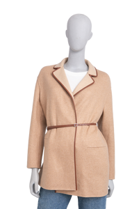 LORO PIANA JIMI COAT CASHMERE DILL SEED/CAMEL