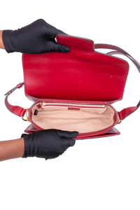 GUCCI HORSEBIT 1955 MEDIUM GG SUPREME RED