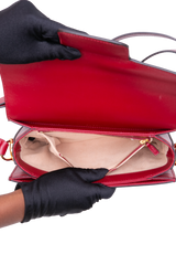 GUCCI HORSEBIT 1955 MEDIUM GG SUPREME RED