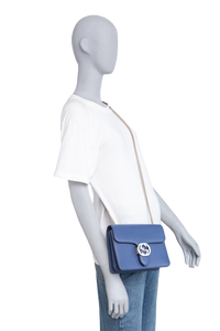 GUCCI INTERLOCKING DOLLAR SMALL BLUE