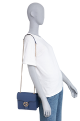 GUCCI INTERLOCKING DOLLAR SMALL BLUE