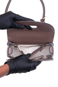 GUCCI BAMBOO 1947 JUMBO GG SMALL BEIGE/BROWN