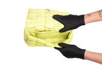 BOTTEGA CASSETTE CHAIN BAG LIME GREEN
