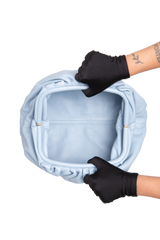 BOTTEGA THE POUCH BLEU CLAIR