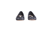 DIOR BALLET FLATS TWEED BLACK/WHITE - 35 1/2 BR