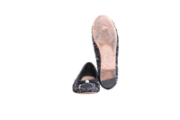 DIOR BALLET FLATS TWEED BLACK/WHITE - 35 1/2 BR