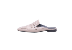 HERMÈS GROUPIE H MULE GOATSKIN GRIS TOURTERELLE - 37 BR