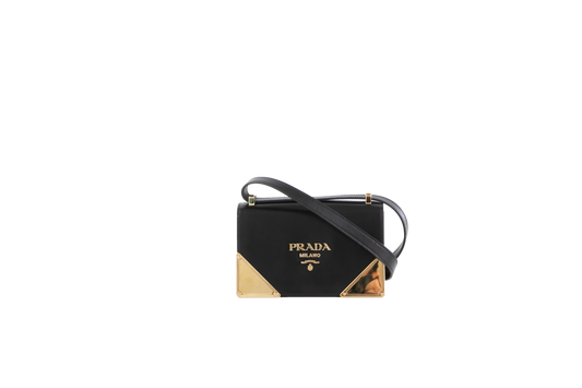 PRADA CAHIER BLACK GOLD CORNERS