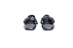 VALENTINO VLOGO LOCKET MARY JANE BALLET BLACK - 37 BR