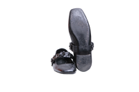 VALENTINO VLOGO LOCKET MARY JANE BALLET BLACK - 37 BR